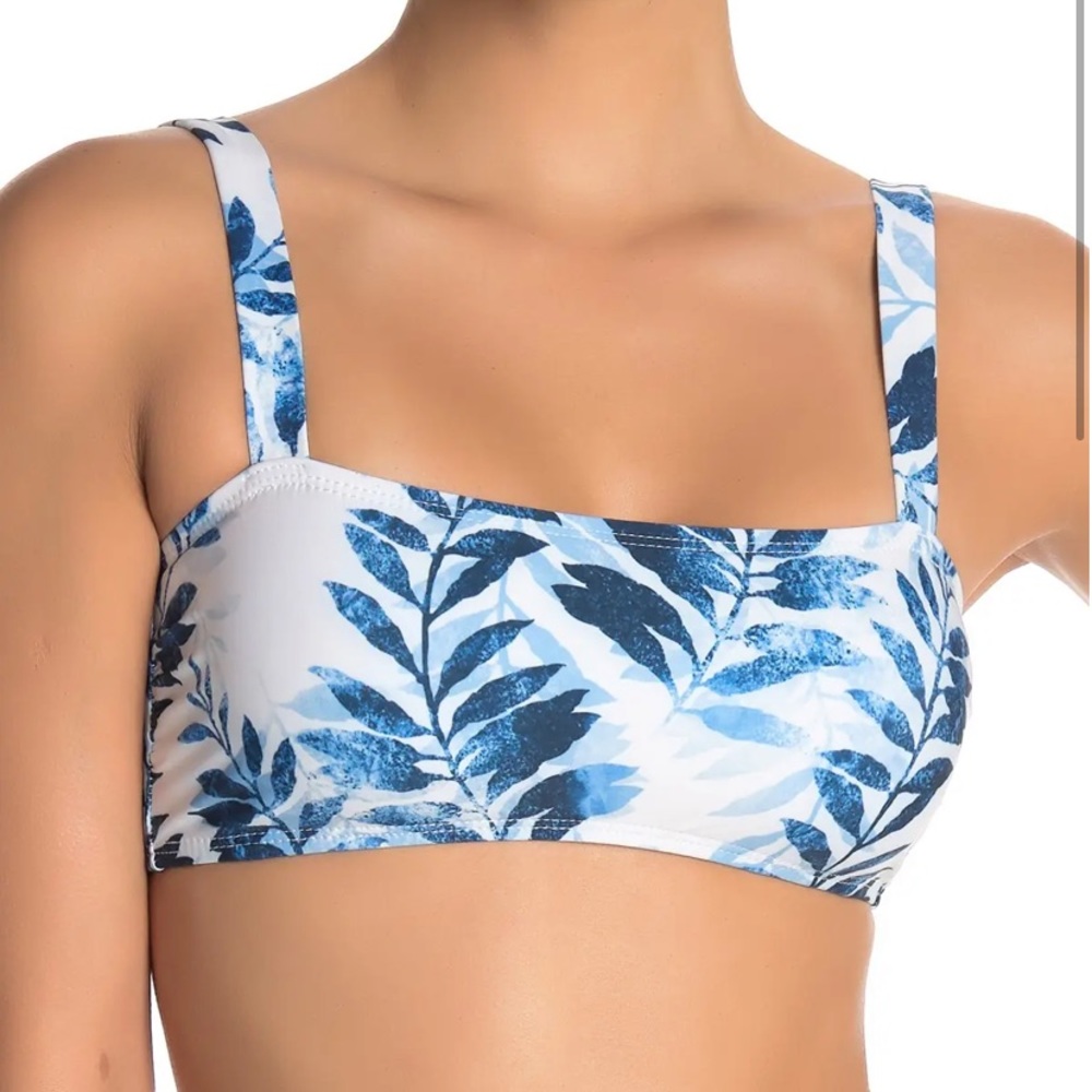 Splendid Adrift Floral Bandeau Bikini Top